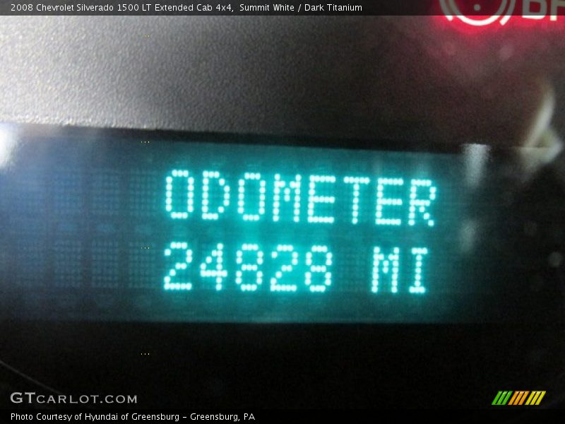 Summit White / Dark Titanium 2008 Chevrolet Silverado 1500 LT Extended Cab 4x4