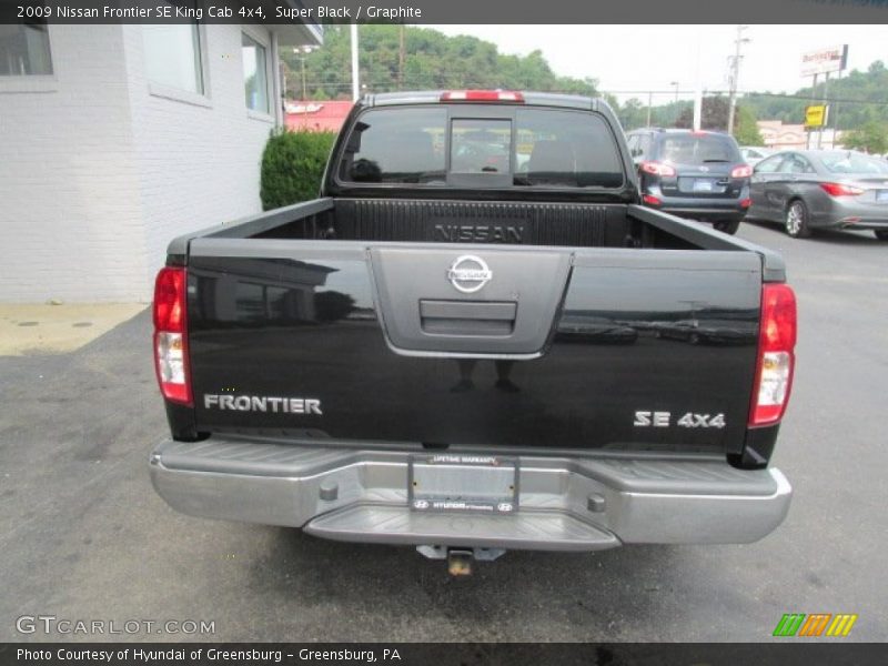 Super Black / Graphite 2009 Nissan Frontier SE King Cab 4x4