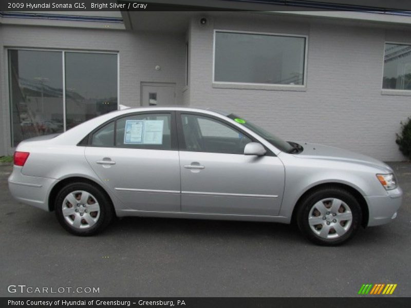 Bright Silver / Gray 2009 Hyundai Sonata GLS