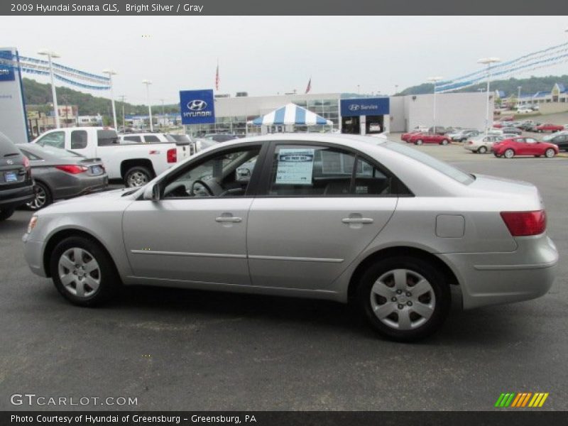 Bright Silver / Gray 2009 Hyundai Sonata GLS