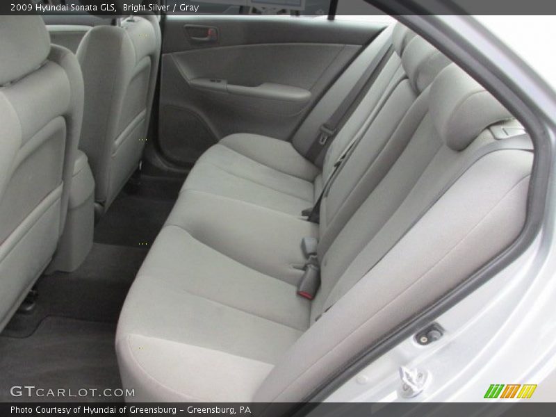 Bright Silver / Gray 2009 Hyundai Sonata GLS