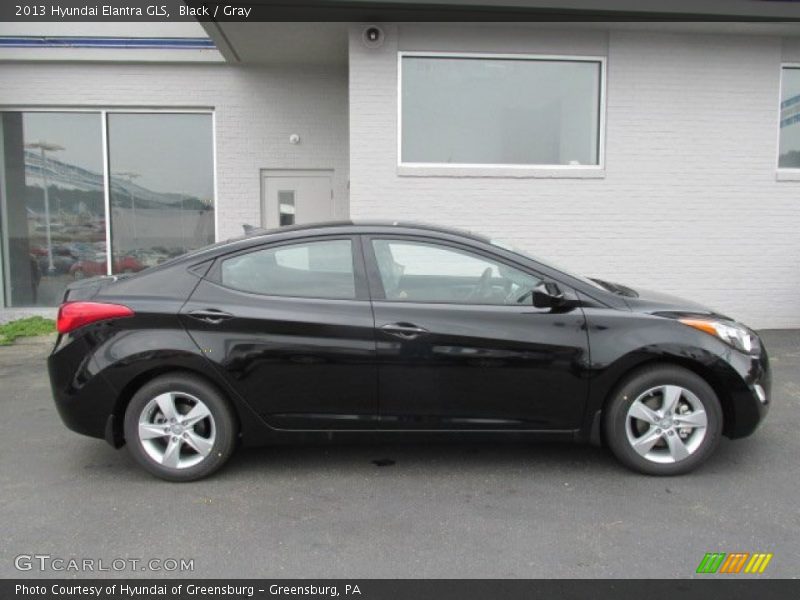 Black / Gray 2013 Hyundai Elantra GLS