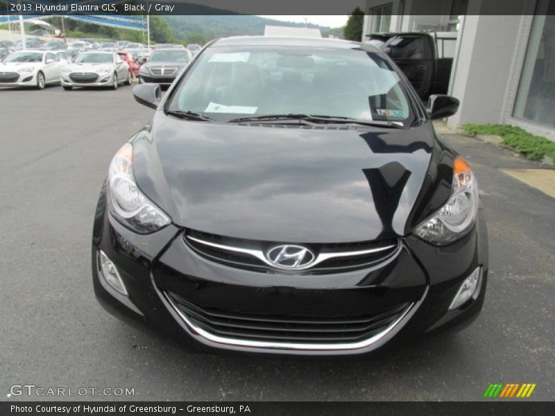 Black / Gray 2013 Hyundai Elantra GLS