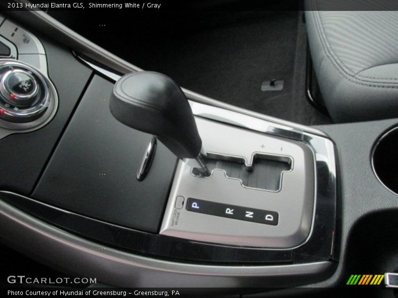 Shimmering White / Gray 2013 Hyundai Elantra GLS