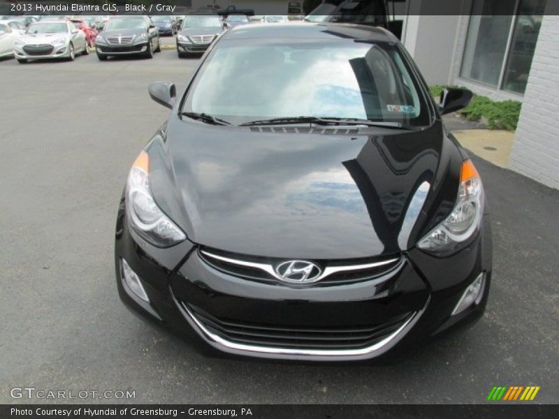 Black / Gray 2013 Hyundai Elantra GLS