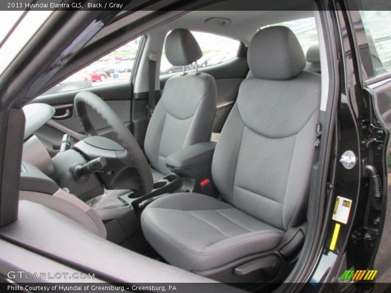 Black / Gray 2013 Hyundai Elantra GLS