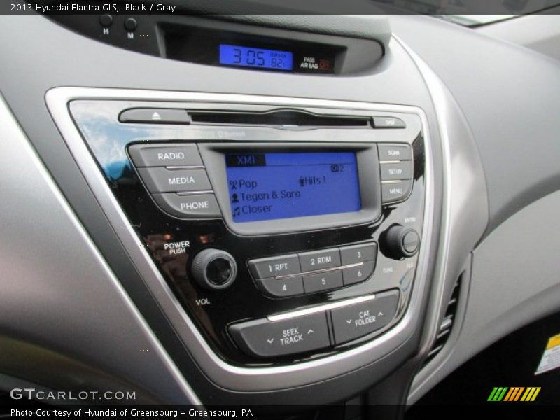 Black / Gray 2013 Hyundai Elantra GLS
