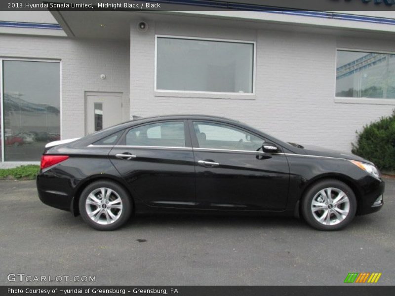 Midnight Black / Black 2013 Hyundai Sonata Limited