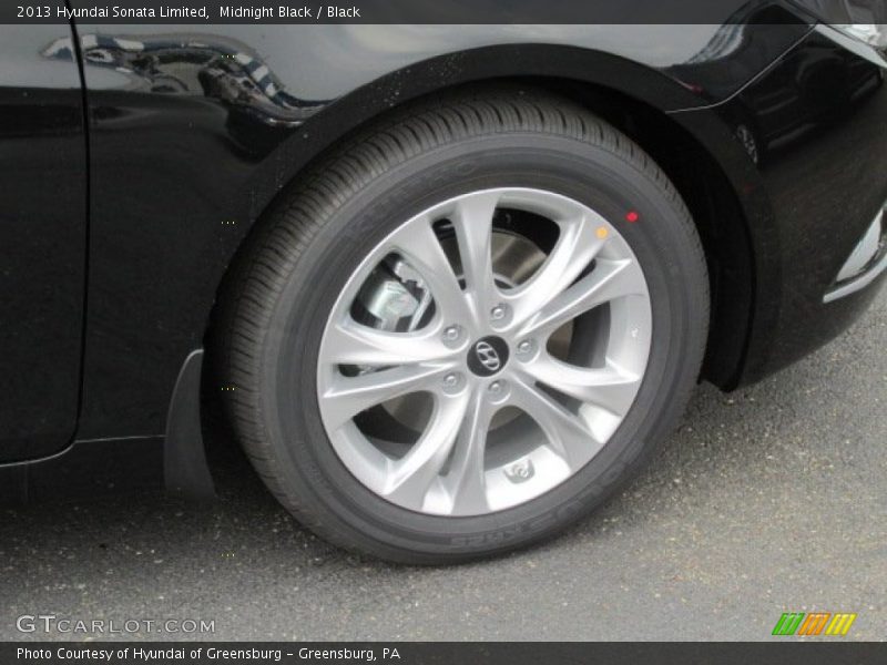 Midnight Black / Black 2013 Hyundai Sonata Limited
