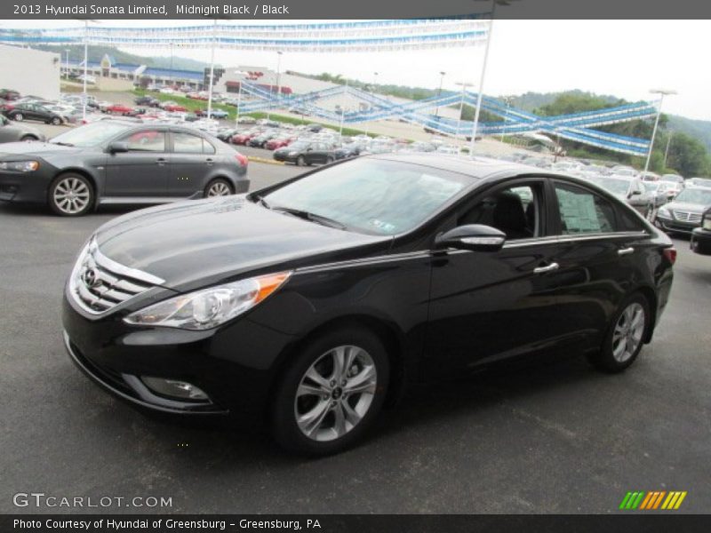 Midnight Black / Black 2013 Hyundai Sonata Limited