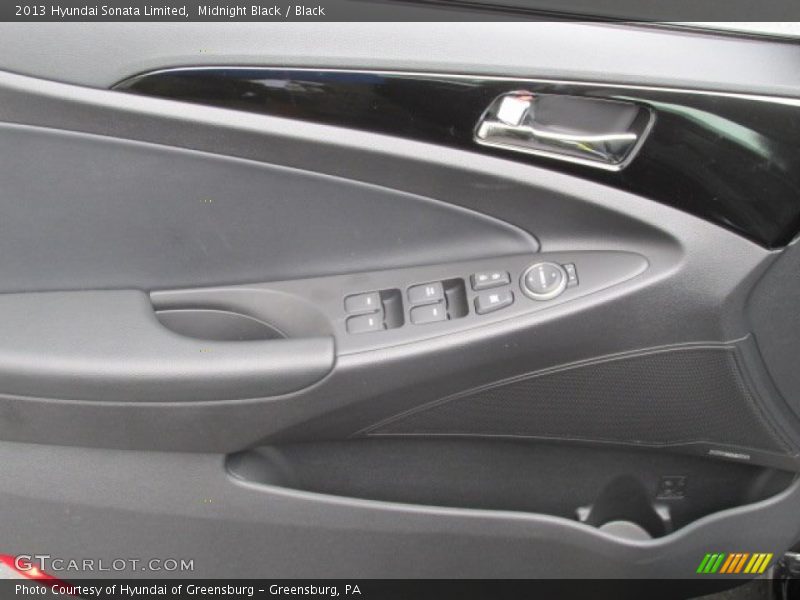 Midnight Black / Black 2013 Hyundai Sonata Limited