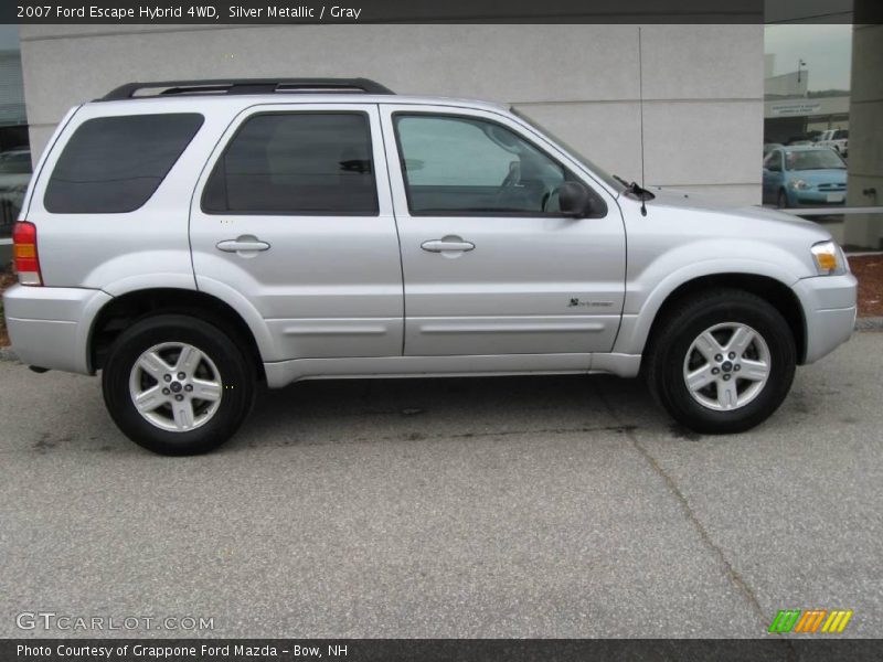 Silver Metallic / Gray 2007 Ford Escape Hybrid 4WD