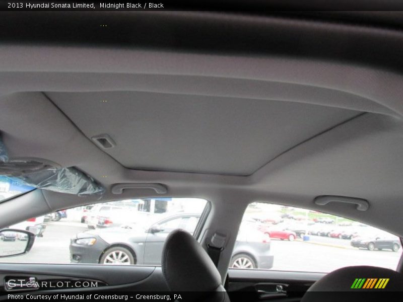 Midnight Black / Black 2013 Hyundai Sonata Limited