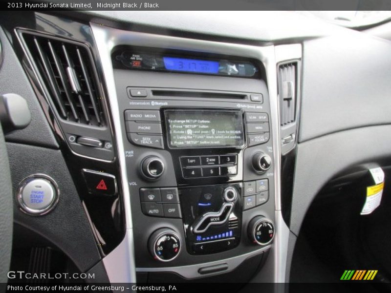 Midnight Black / Black 2013 Hyundai Sonata Limited