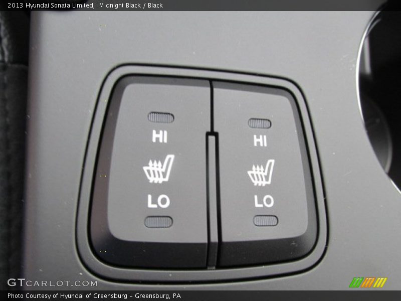 Midnight Black / Black 2013 Hyundai Sonata Limited