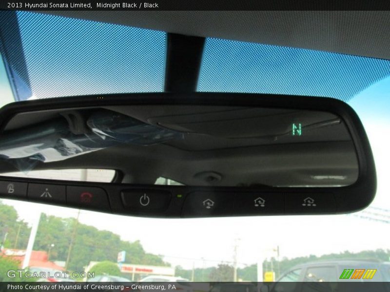 Midnight Black / Black 2013 Hyundai Sonata Limited