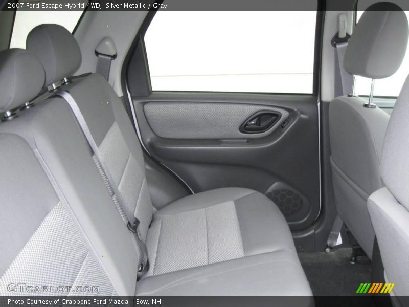 Silver Metallic / Gray 2007 Ford Escape Hybrid 4WD