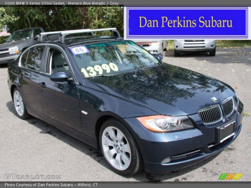 Monaco Blue Metallic / Grey 2006 BMW 3 Series 330xi Sedan