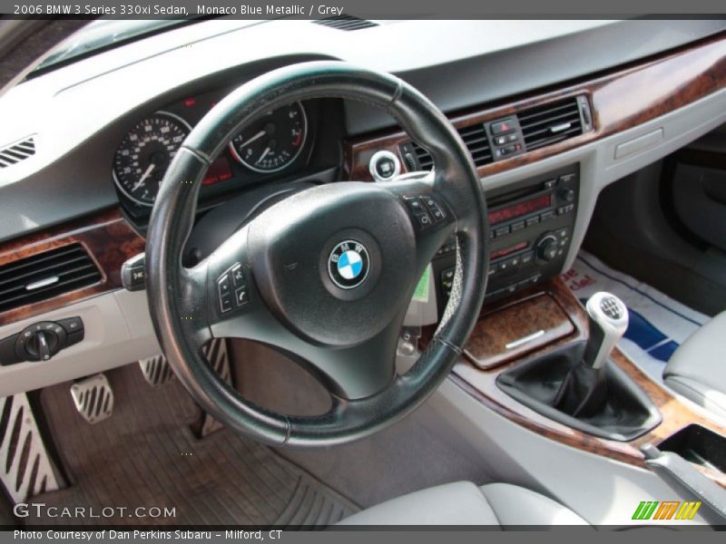 Monaco Blue Metallic / Grey 2006 BMW 3 Series 330xi Sedan
