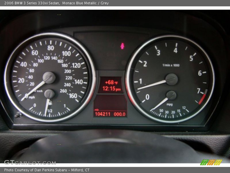 Monaco Blue Metallic / Grey 2006 BMW 3 Series 330xi Sedan