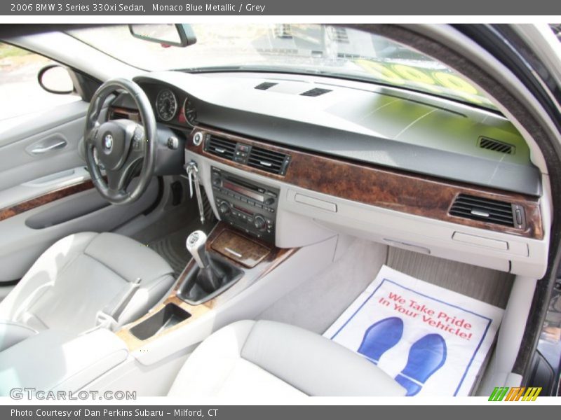 Monaco Blue Metallic / Grey 2006 BMW 3 Series 330xi Sedan