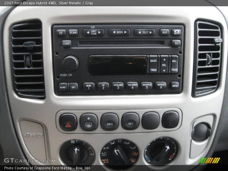 Silver Metallic / Gray 2007 Ford Escape Hybrid 4WD