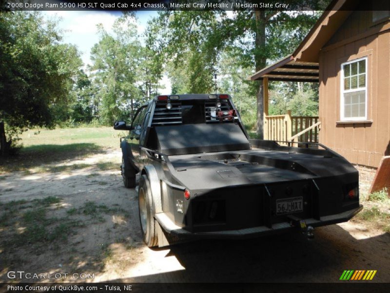 Mineral Gray Metallic / Medium Slate Gray 2008 Dodge Ram 5500 HD SLT Quad Cab 4x4 Chassis