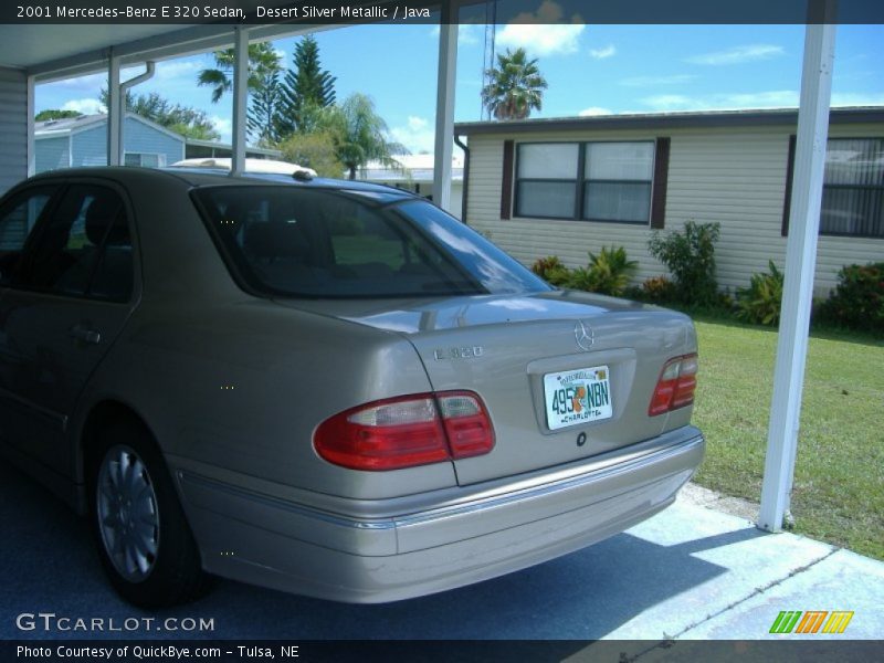 Desert Silver Metallic / Java 2001 Mercedes-Benz E 320 Sedan