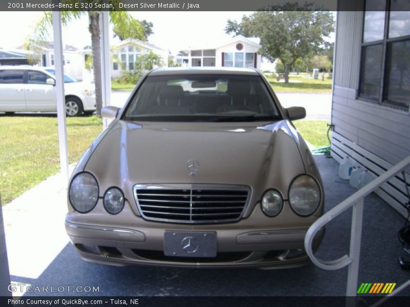 Desert Silver Metallic / Java 2001 Mercedes-Benz E 320 Sedan