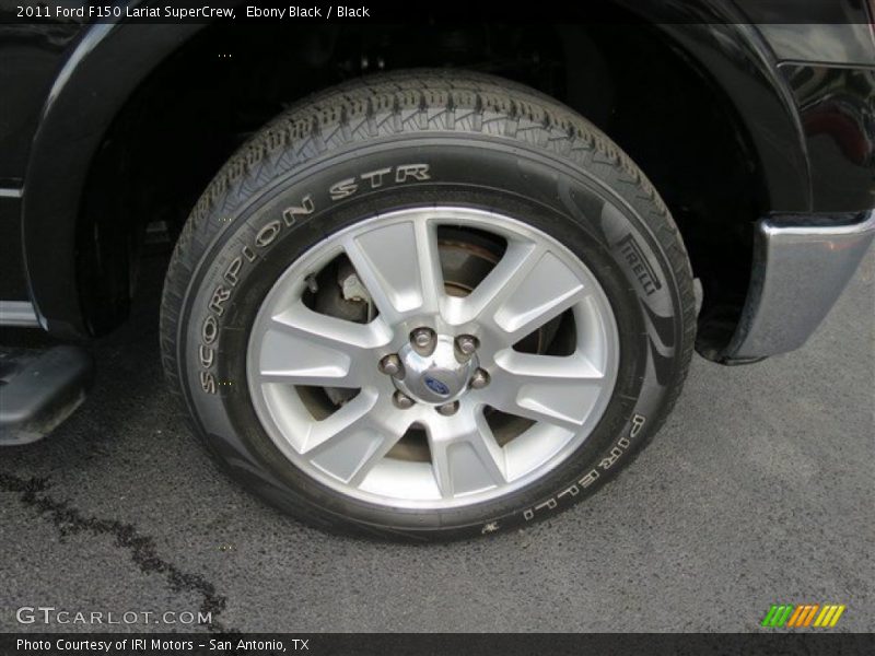 Ebony Black / Black 2011 Ford F150 Lariat SuperCrew