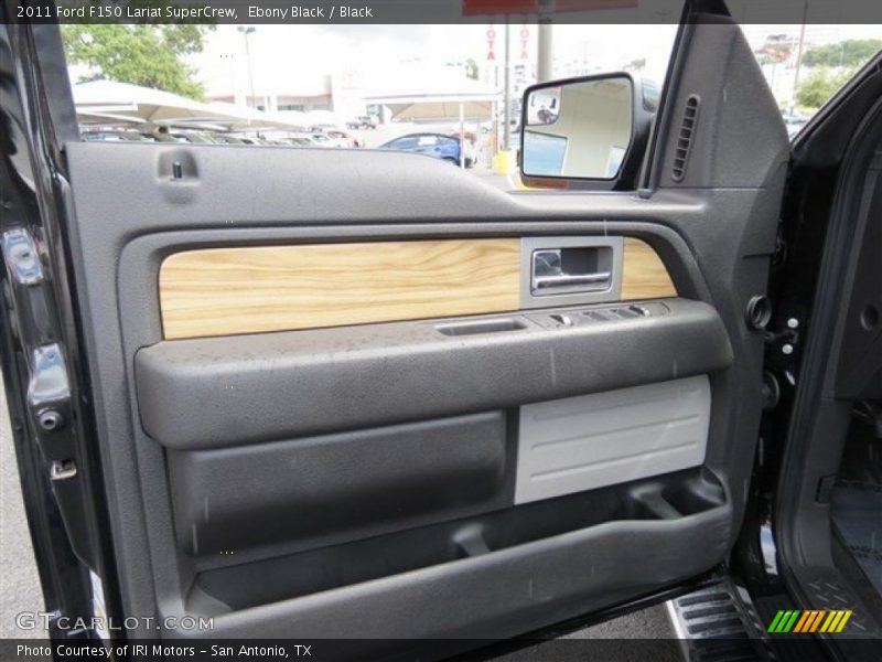 Ebony Black / Black 2011 Ford F150 Lariat SuperCrew