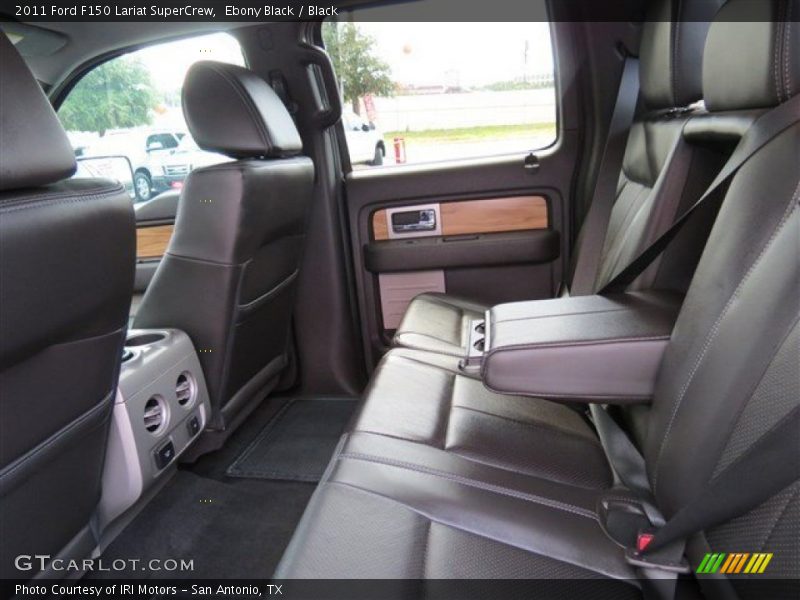 Ebony Black / Black 2011 Ford F150 Lariat SuperCrew