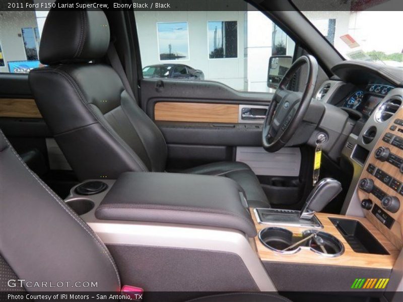 Ebony Black / Black 2011 Ford F150 Lariat SuperCrew