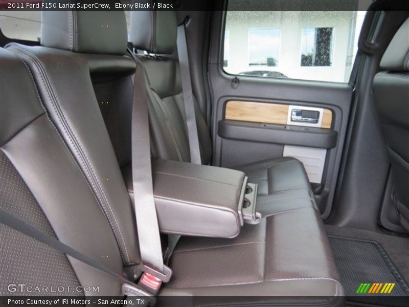 Ebony Black / Black 2011 Ford F150 Lariat SuperCrew