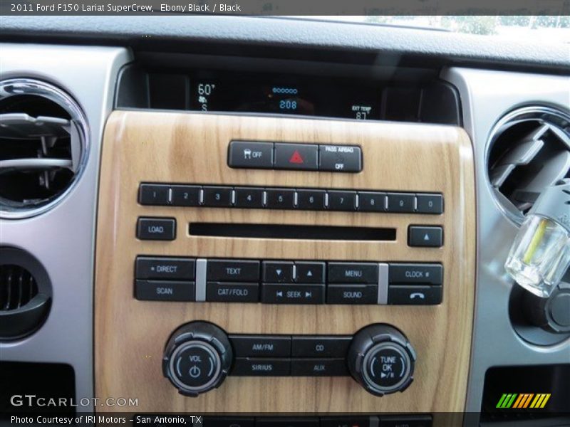 Ebony Black / Black 2011 Ford F150 Lariat SuperCrew