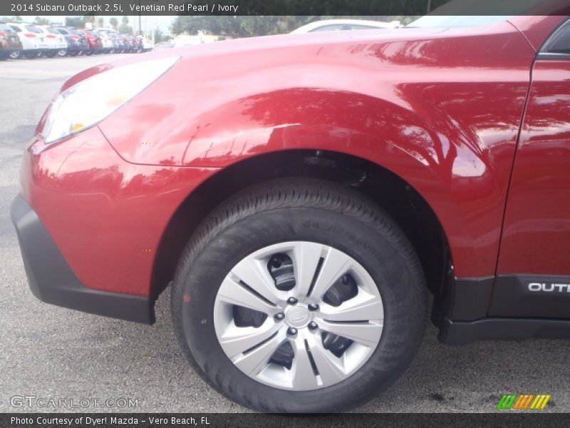 Venetian Red Pearl / Ivory 2014 Subaru Outback 2.5i