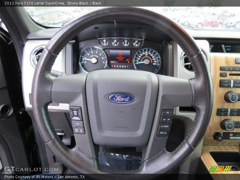 Ebony Black / Black 2011 Ford F150 Lariat SuperCrew