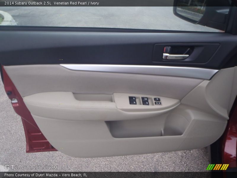 Venetian Red Pearl / Ivory 2014 Subaru Outback 2.5i