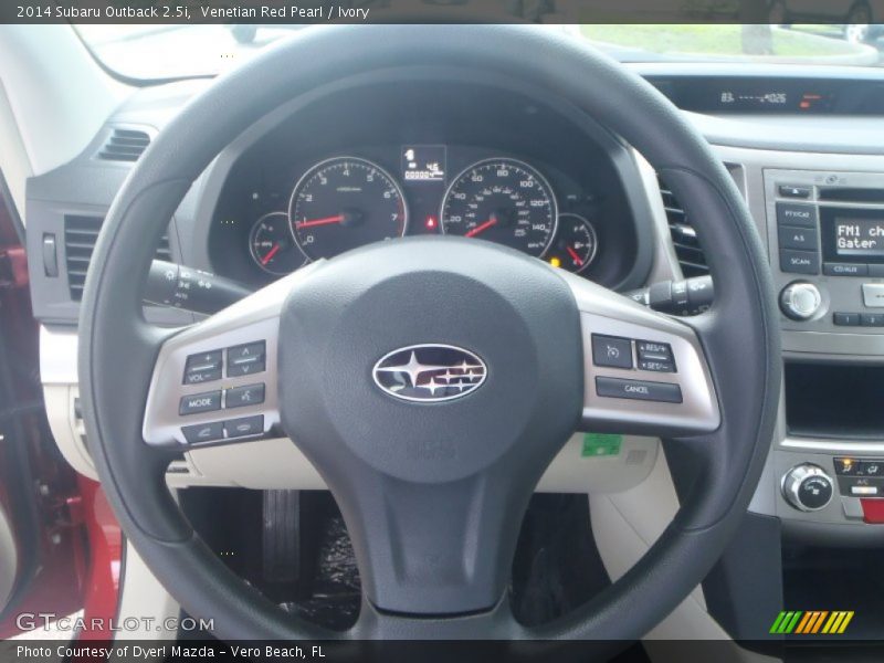 Venetian Red Pearl / Ivory 2014 Subaru Outback 2.5i