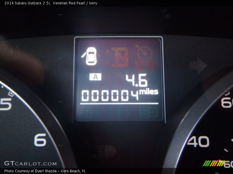 Venetian Red Pearl / Ivory 2014 Subaru Outback 2.5i