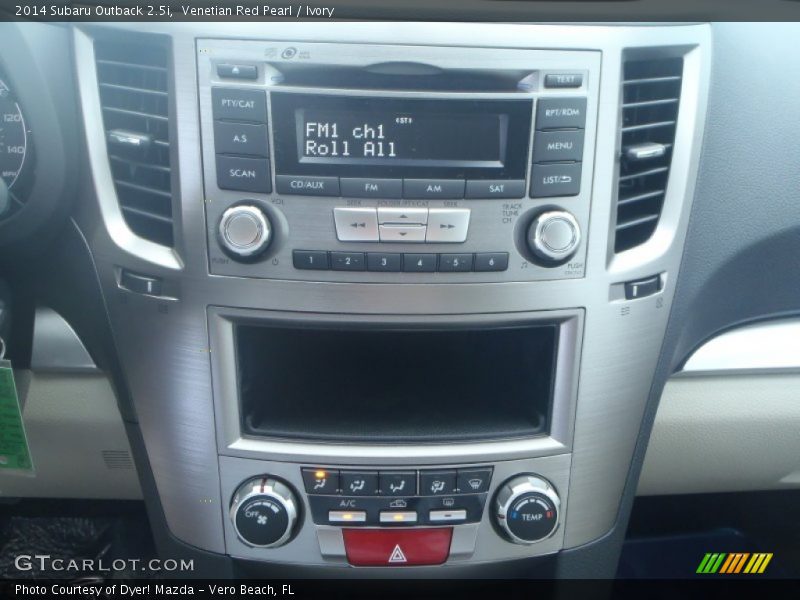 Venetian Red Pearl / Ivory 2014 Subaru Outback 2.5i