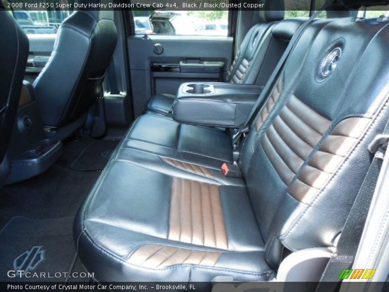 Rear Seat of 2008 F250 Super Duty Harley Davidson Crew Cab 4x4