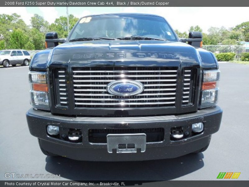 Black / Black/Dusted Copper 2008 Ford F250 Super Duty Harley Davidson Crew Cab 4x4