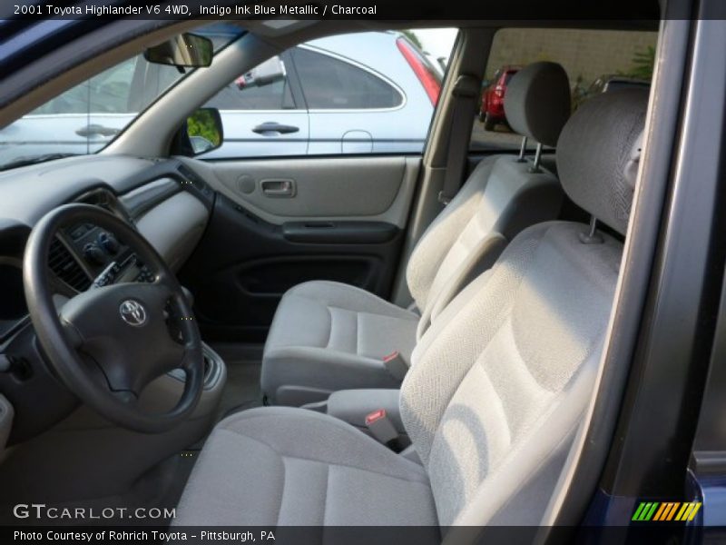Indigo Ink Blue Metallic / Charcoal 2001 Toyota Highlander V6 4WD
