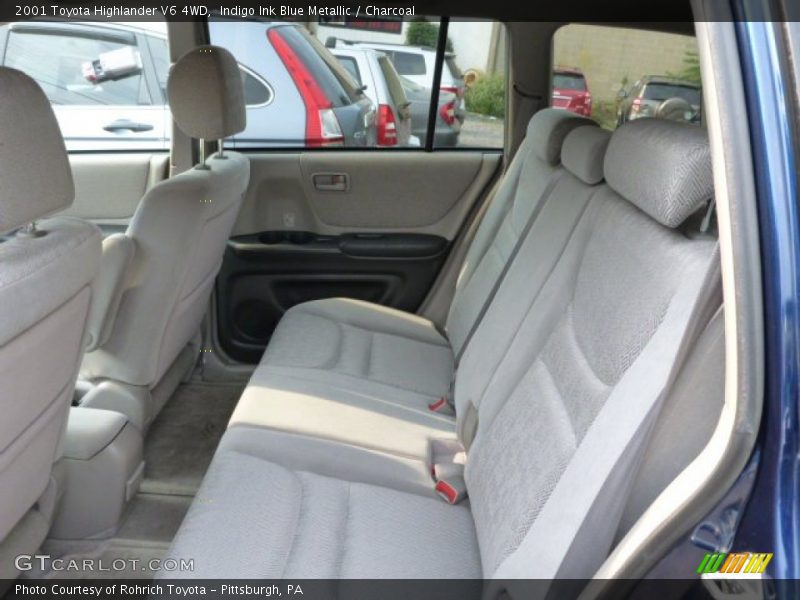 Indigo Ink Blue Metallic / Charcoal 2001 Toyota Highlander V6 4WD