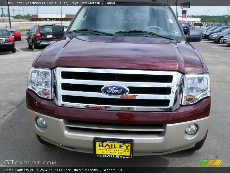 Royal Red Metallic / Camel 2009 Ford Expedition EL Eddie Bauer
