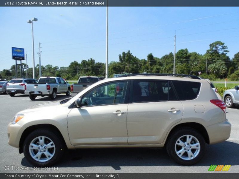 Sandy Beach Metallic / Sand Beige 2012 Toyota RAV4 I4