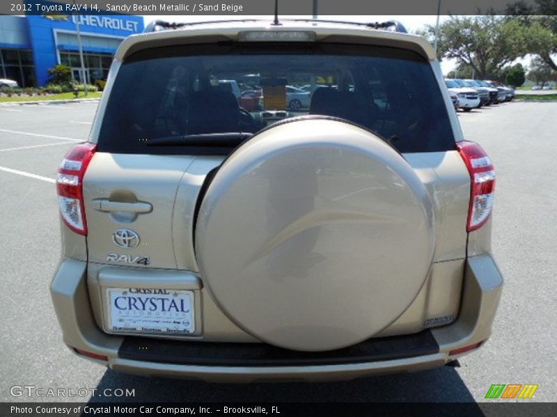 Sandy Beach Metallic / Sand Beige 2012 Toyota RAV4 I4