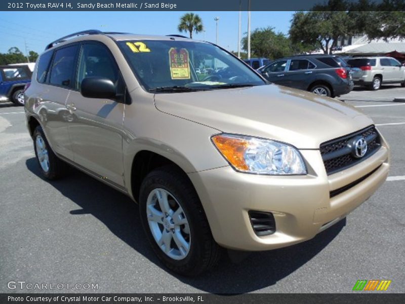 Sandy Beach Metallic / Sand Beige 2012 Toyota RAV4 I4