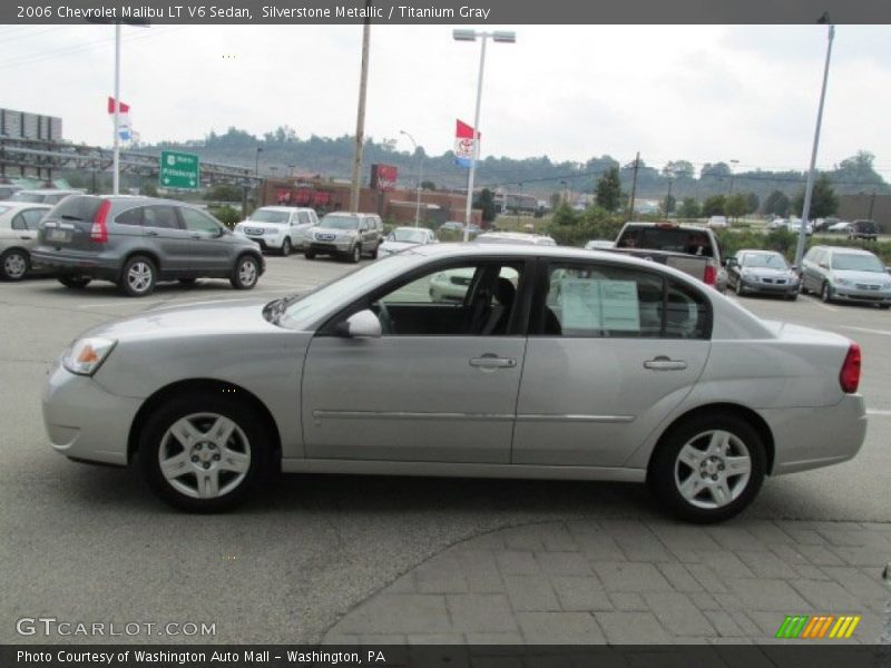 Silverstone Metallic / Titanium Gray 2006 Chevrolet Malibu LT V6 Sedan